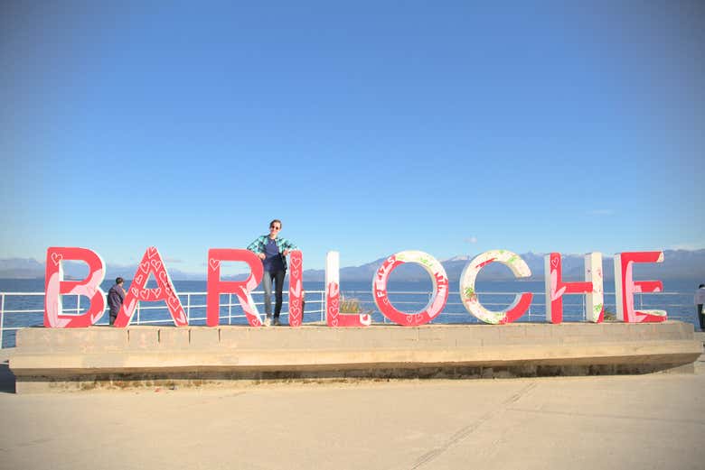 O letreiro de Bariloche é um ícone da cidade