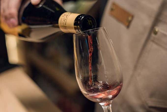 Sample a genuine red wine from the area