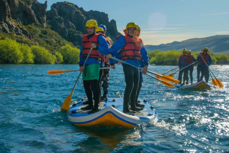 Stand up rafting