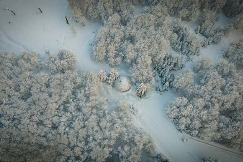 Vista de drone do Winter Park