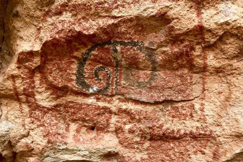 Prehistoric caves in Los Morrillos