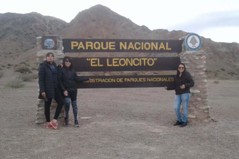 Enjoying the view of El Leoncito