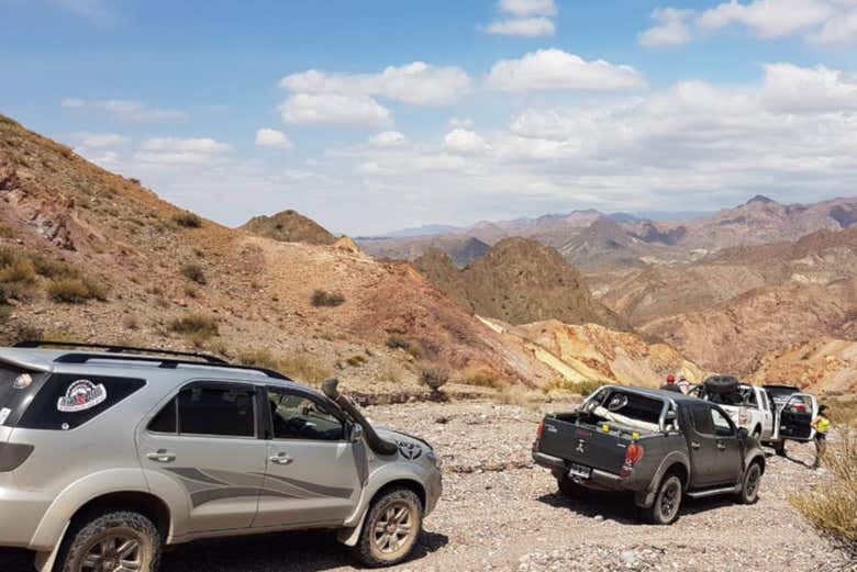 During the jeep tour