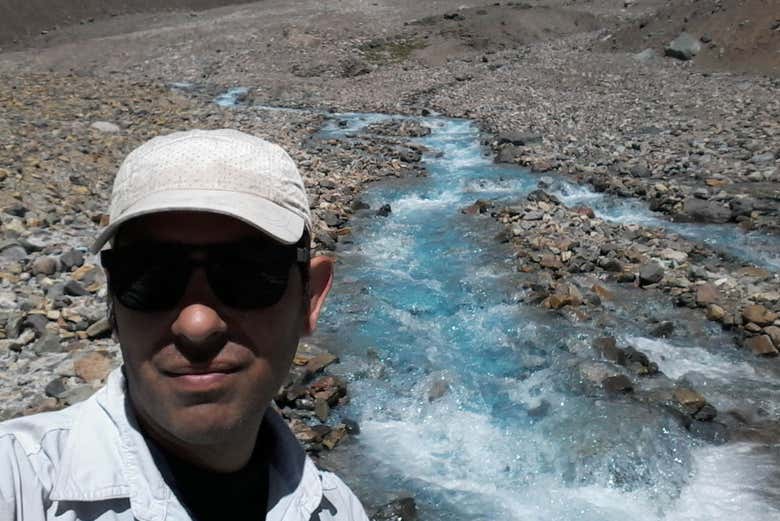 Selfie junto al Arroyo Turquesa