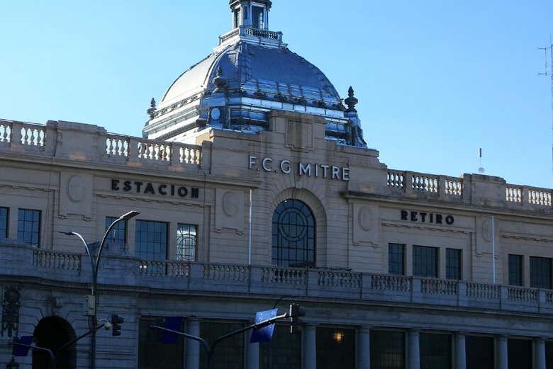 Estación de tren en Retiro