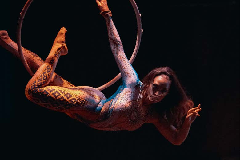 Habrá escenas de acrobacias durante el show