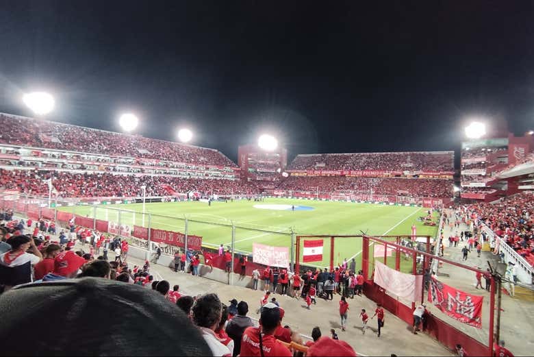 Interior del estadio Presidente Perón