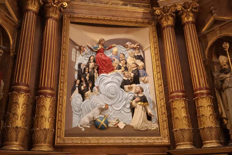 Inside the Basilica of Our Lady of the Rosary 
