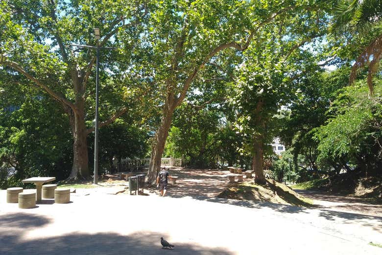Uno scorcio del Parque Lezama