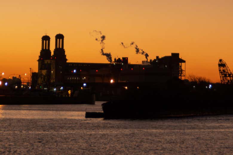 Entardecer no Rio da Prata