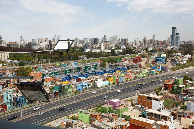 Panorámica del barrio Mugica