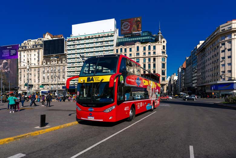 Chegando à Plaza de Mayo