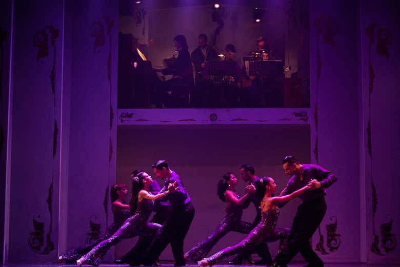 Tango no Café de los Angelitos, em Buenos Aires