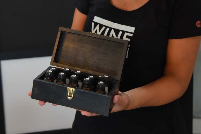 El paquete especial para el taller de aromas