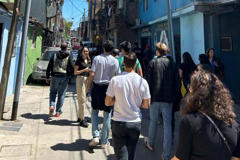 Recorriendo las calles del barrio