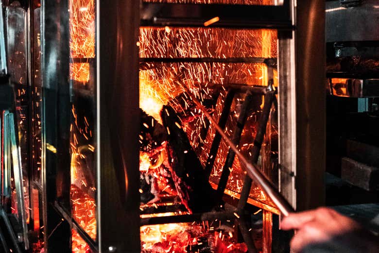 Grilled meat at Fogón Asado
