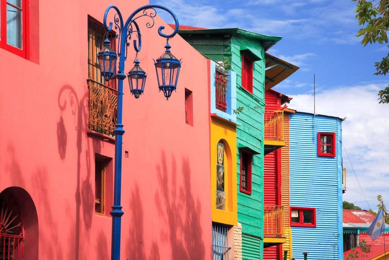 Maisons colorées à Caminito