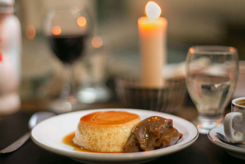 Podréis disfrutar de una rica cena