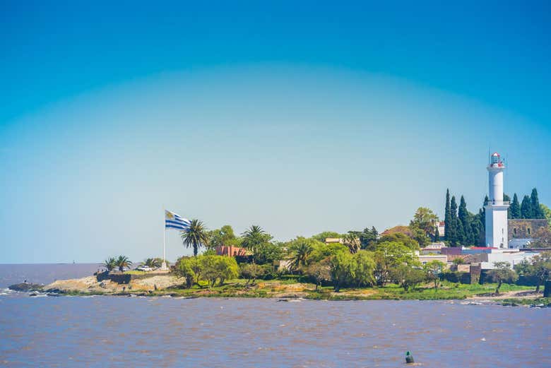 Costa do Uruguai em Colônia do Sacramento