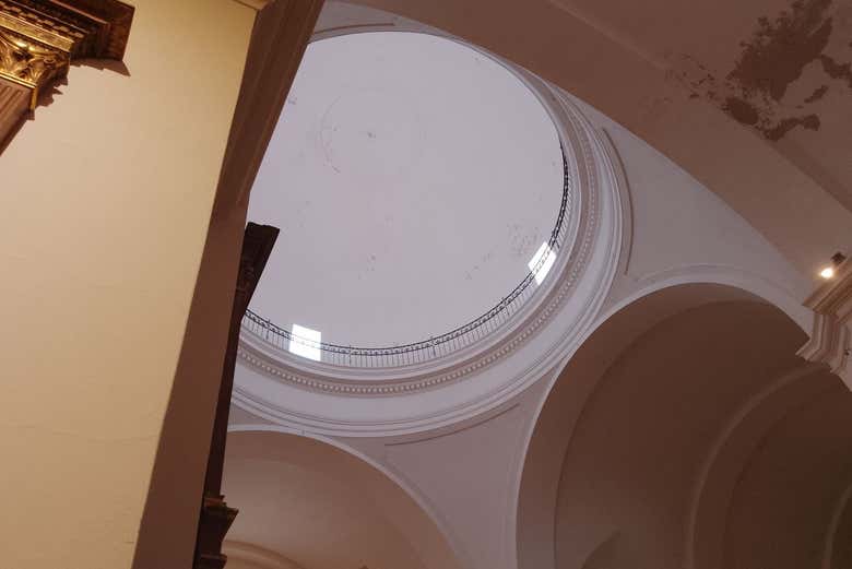L'interno della chiesa di San Ignacio de Loyola