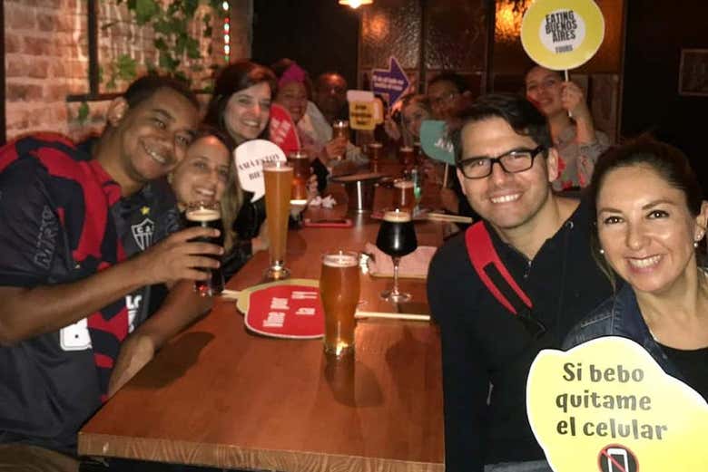 Pendant la dégustation