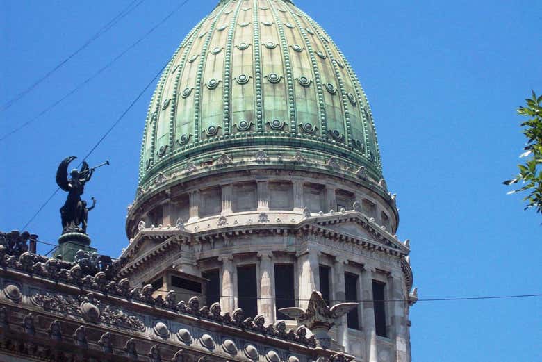 Detalle de la cúpula del Congreso