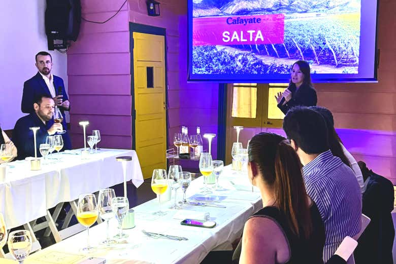 Probaréis diferentes vinos de Argentina