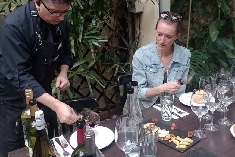 Probaréis distintos vinos