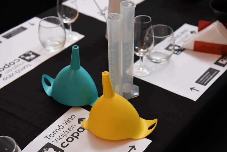 Todo listo para armar el vino personalizado