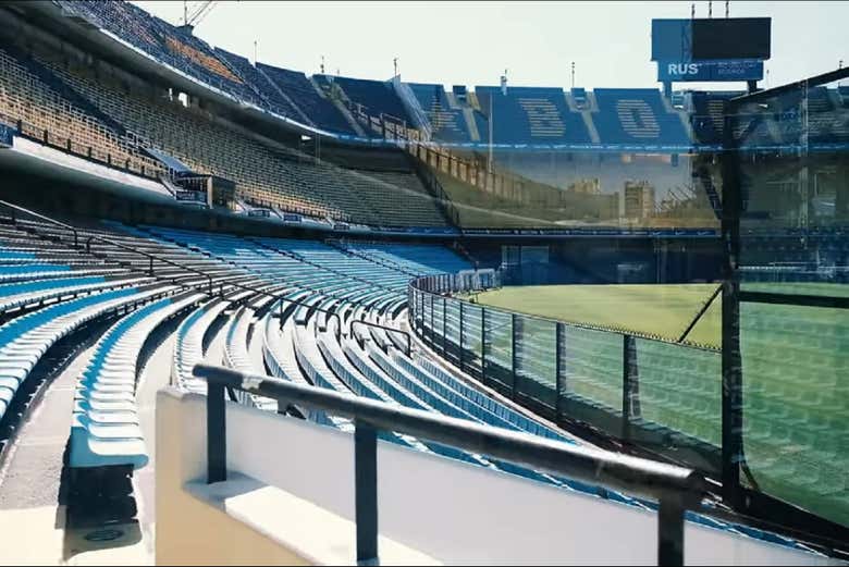 La tribuna di La Bombonera