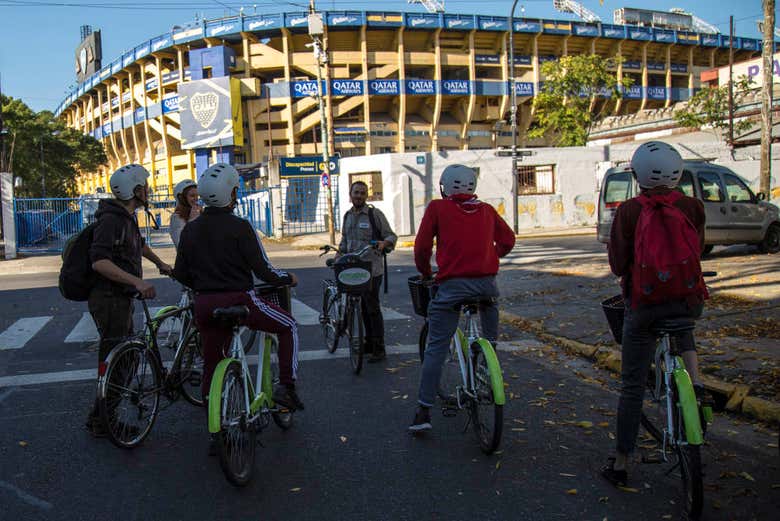Next to the La Bombonera stadium in La Boca