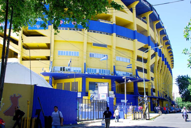 Exterior do Estádio de La Bombonera