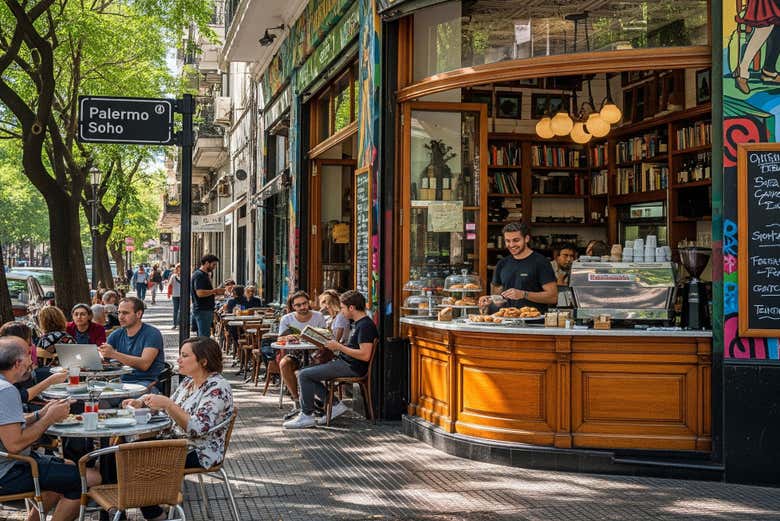 Un cafecito porteño en el corazón de Palermo Soho