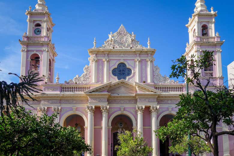 Fachada de la catedral de Salta