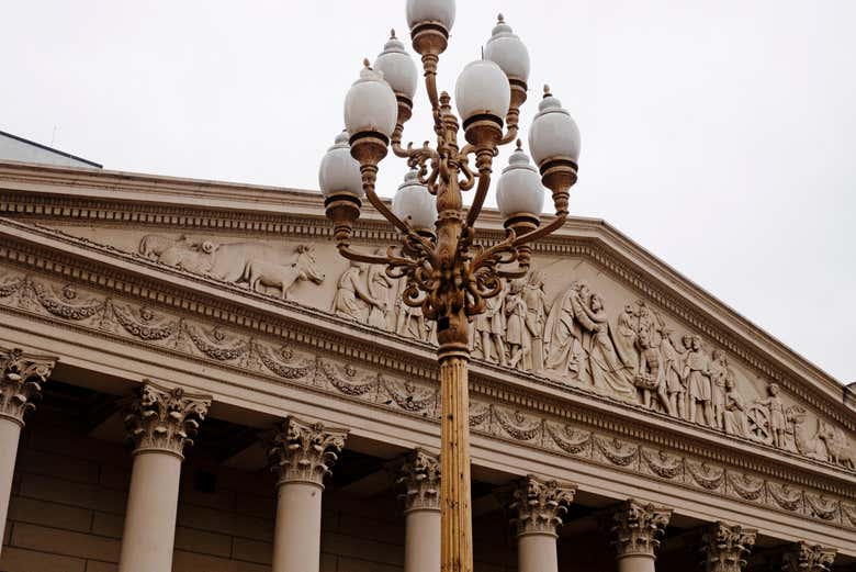 Façade de la cathédrale de Buenos Aires