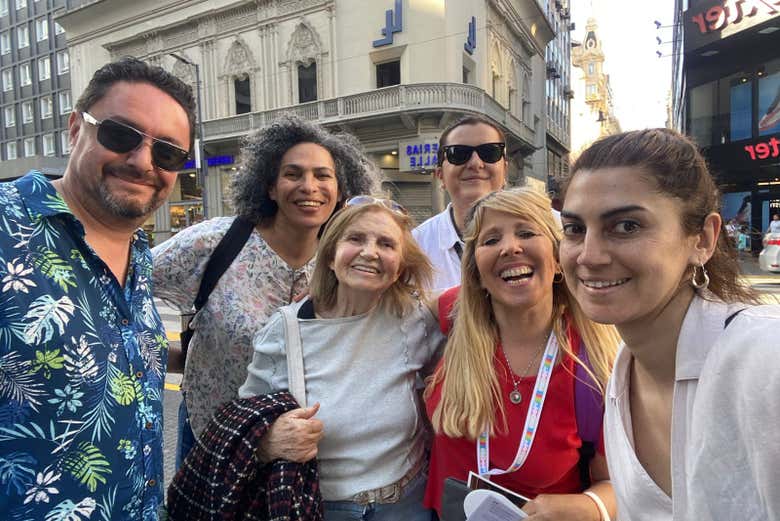 Photo de groupe lors de la visite