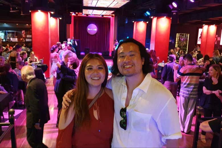 La foto del recuerdo en la milonga