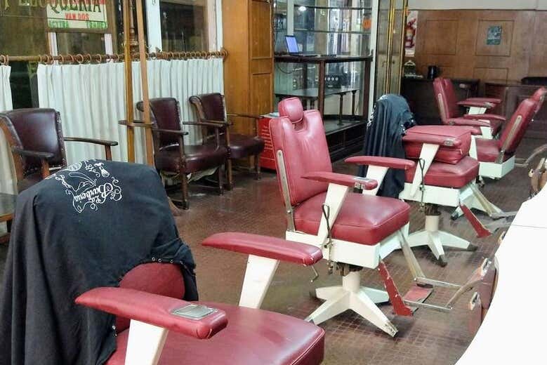 See where he used to get his haircut
