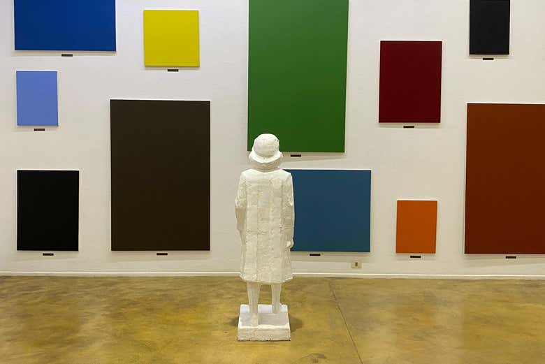 Une installation artistique à W-Galería