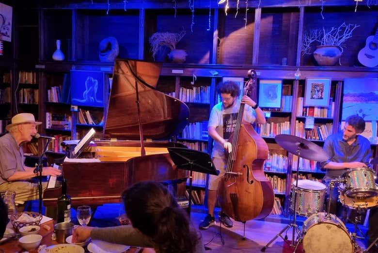 Jazz ao vivo no recinto cultural