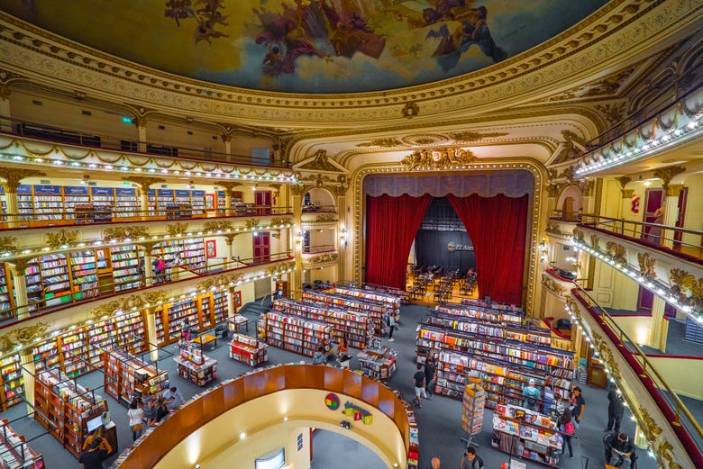 El Ateneo Grand Splendid, a beautiful bookshop in Buenos Aires