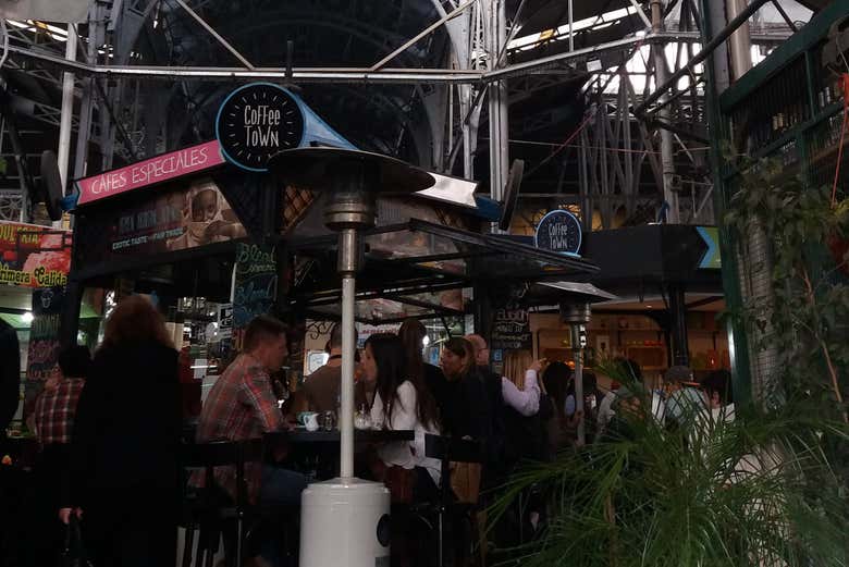 All'interno del Mercado di San Telmo