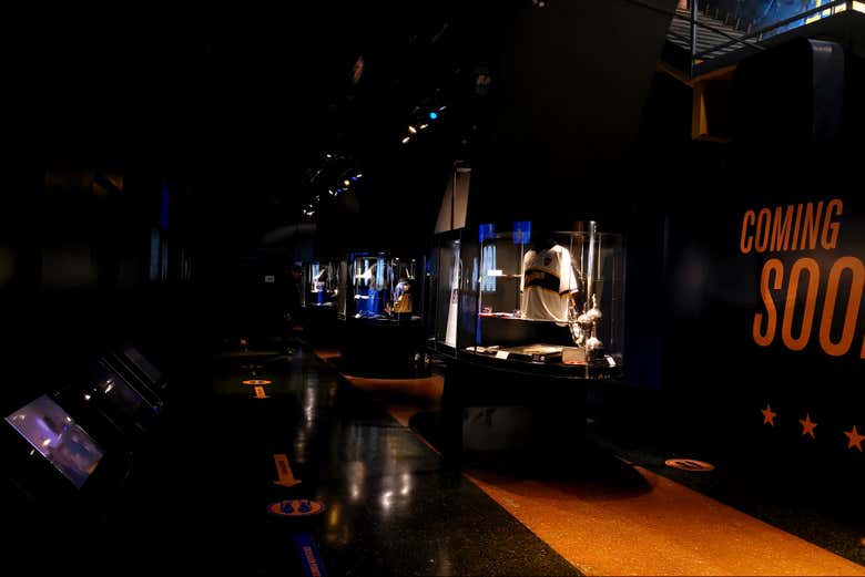 Interior del museo de Boca Juniors