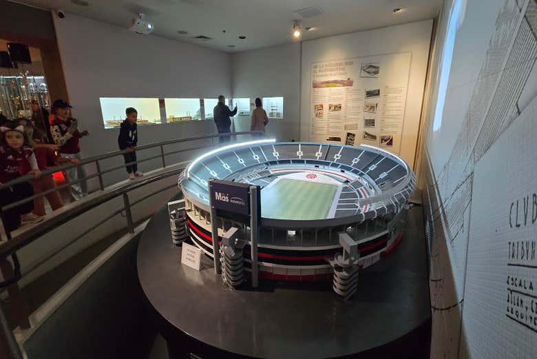 Maqueta del Estadio Monumental