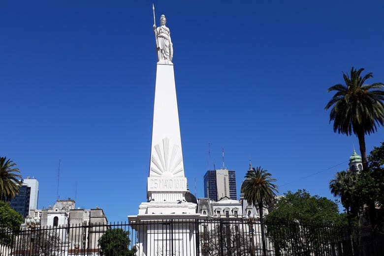 L'obelisco di Plaza de Mayo