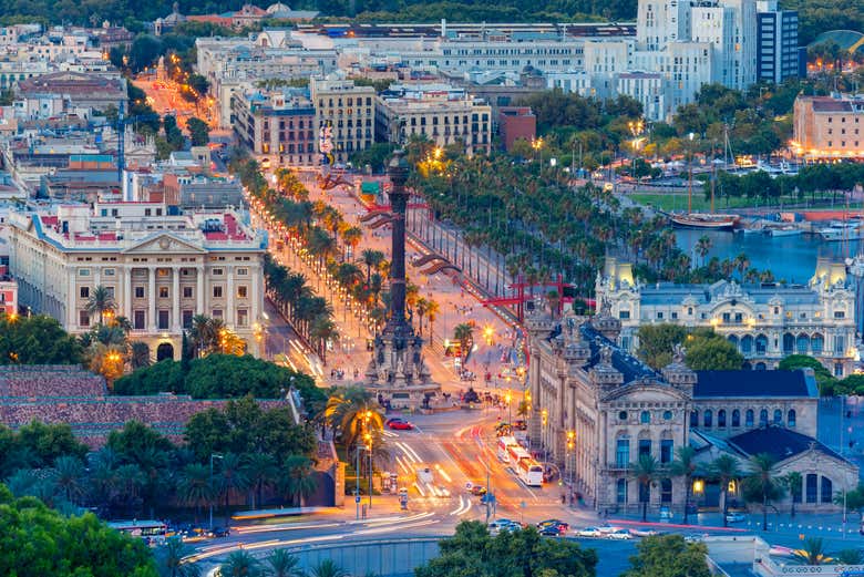 Veremos la iluminación de Buenos Aires al caer la noche