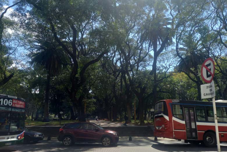 Extérieur de la Plaza San Martín