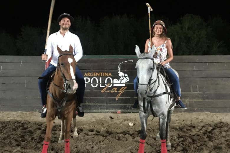 Podréis haceros una foto sobre los caballos de polo