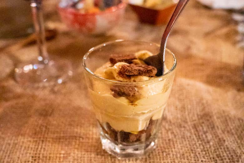 Sobremesa de doce de leite