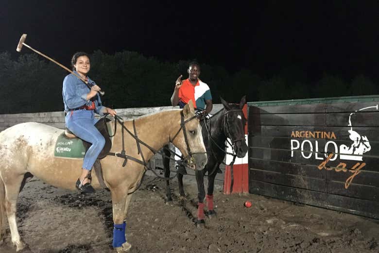 Partita serale di polo
